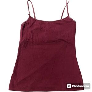 Ambiance Apparel Tank Top Women’s Maroon Small
